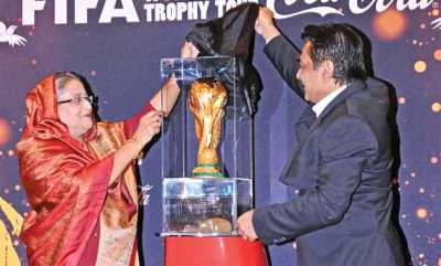 Fifa World Cup Trophy in Bangladesh